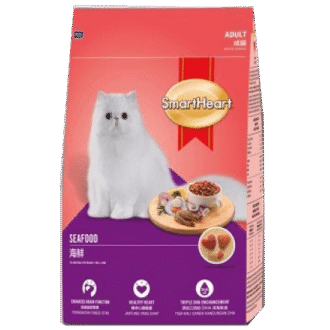 Cat Food Smart heart Seafood Complete.